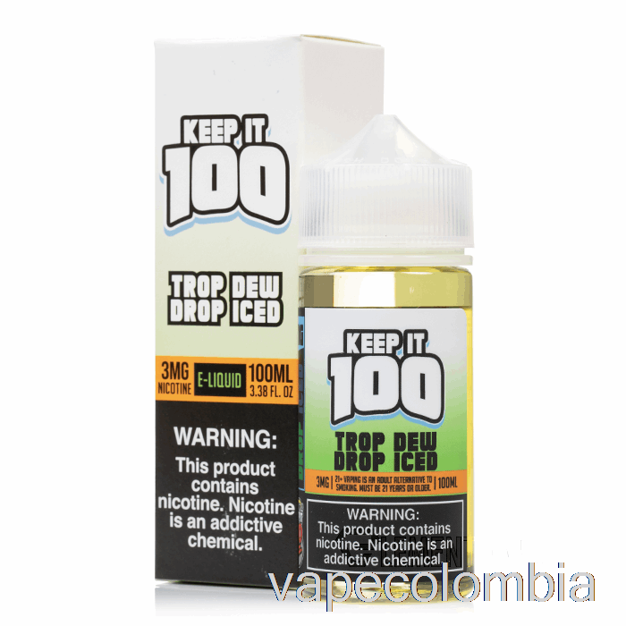 Vape Kit Completo Gota De Rocío Helada Trop - Mantenlo 100 - 100ml 6mg